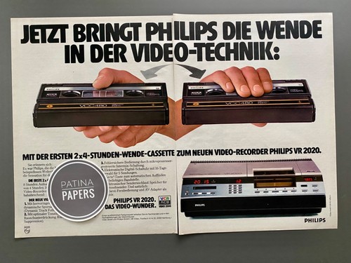 1980 philips video recorder - philips, vr