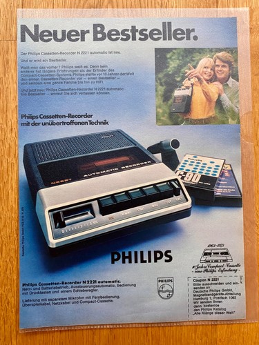 Philips cassetten recorder - philips, n