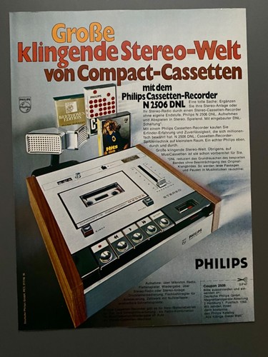 Philips cassetten recorder - philips,