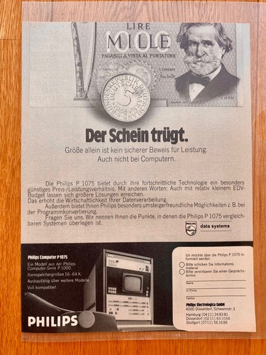 Philips computer p1075 - p1075, der